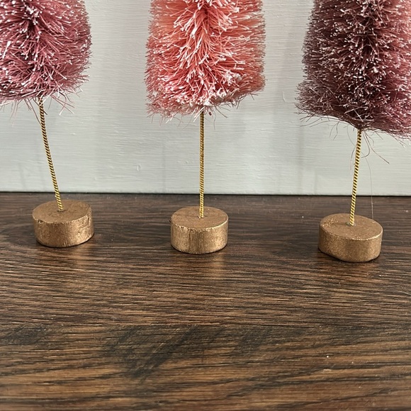 Set of Mini Bottlebrush Trees Pink | Pink Bottlebrush Trees | Mini Trees | Pink - Picture 3 of 6